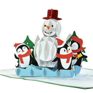 Christmas Greetings Cards 3D Pop up for businesses to give to customers and employees the Best choice to Celebration - Product Image 3