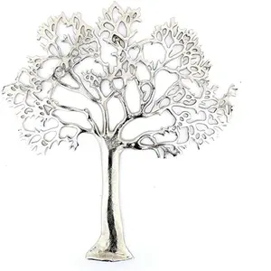 Hete Verkoop Aluminium Metalen Antieke Boom Sculptuur Voor Cadeau Elegante Slaapkamer Woonkamer Kantoor Tafeldecoratie