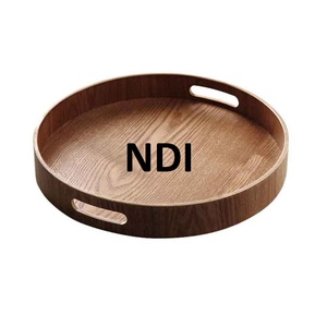 Cocina diaria Catering usado forma ovalada bandeja de madera multifuncional decorativa Pasta Pizza bandeja para servir desayuno bandeja de servidor de alimentos - Product Image 5