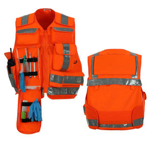 Safety Vest with Knitted Fabric Safety Vest Logo High Quality Wholesale High Visibility Reflective - Product Image 6