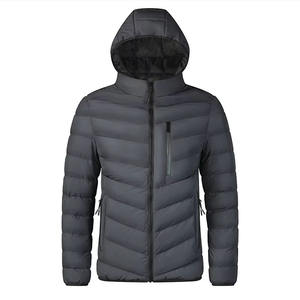 Chaqueta acolchada negra de alta calidad para hombre, chaqueta de invierno impermeable personalizada para adultos, elegante y cálida - Product Image 1