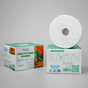 Kawaii 400 Rouleau de serviettes douces jetables pour le démaquillage et les soins de la peau efficaces - Product Image 1