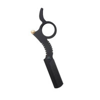 Rasoir droit à manche blanc MAQNSCO, couteau de barbier, lame pliante en acier inoxydable, support pour salon professionnel et soin masculin