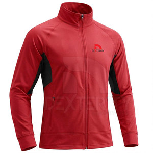 Chaquetas de rendimiento para adultos, económicas, transpirables, personalizadas, con cuello alto, logotipo frontal y cremallera, estilo lona, las más vendidas. - Product Image 2