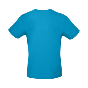 เสื้อยืดแขนสั้นผู้ชาย สีพื้น แดง ขาว น้ำเงิน แต่งขอบคอ ทรงพอดีตัว สวมใส่สบาย ผ้าเจอร์ซีย์ถัก คอตตอน ระบายอากาศ แห้งเร็ว - Product Image 3