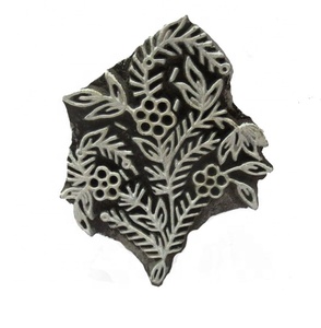 เครื่องปั้นดินเผากระดาษไม้และผ้าอินเดียออกแบบบล็อกพิมพ์แสตมป์ - Product Image 3