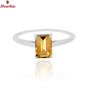 Anillo de mujer de Plata de Ley 925 de cuarzo rosa de diseño clásico de moda para boda y fiesta con banda única - Product Image 4