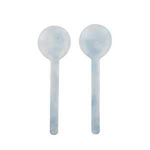 Ensemble de couverts en résine pour la cuisine et les cadeaux Caractéristiques entièrement personnalisables avec finitions tourbillonnantes et manche en os et nacre - Product Image 3