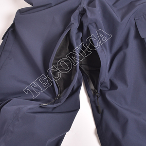 กางเกงกันหิมะ2025สีกรมท่ามีกระเป๋าเก็บสัมภาระภายในหุ้มฉนวนมีเชือกรัดเอวและปลอกยางยืดเพื่อความสบายในฤดูหนาว - Product Image 6