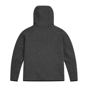 Mens Tech Fleece Windrunner Full-<b>Zip</b> <b>Hooded</b> Jacket and Joggers Tracksuit Sweatsuit Charcoal Athletic Training Activewear Set - Product Image 4