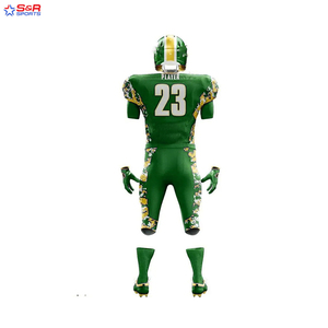 Uniformes de fútbol americano de alta calidad, diseños personalizados, impresión sublimada, secado rápido, transpirable, uniforme de fútbol americano - Product Image 3