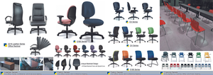 Silla de Oficina Ejecutiva Ergonómica de Malla, Fabricada en Taiwán, con Reposacabezas Fijo, Reposabrazos Ajustables, Base de Aluminio Cromado, Diseño Giratorio Moderno - Product Image 3