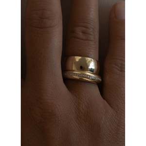 Porter Fashionable Vintage <b>Ring</b> with Inlay Gold and Rose Gold Plated Trendy Number Shape 18K Rhodium for Children - Product Image 4