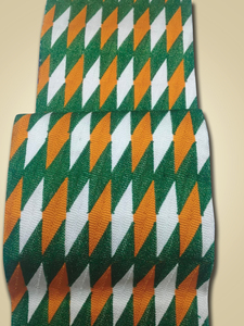 Durable 100 por ciento de tela tejida Jacquard de algodón 470 GSM diseño étnico para uso tradicional Material de toalla y prendas de moda - Product Image 2