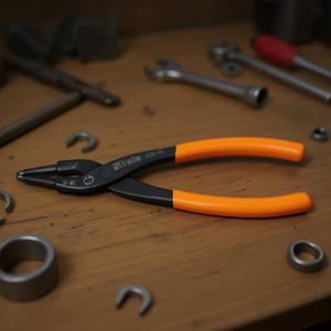 Alicates de punta recta con mangos recubiertos de PVC para trabajar con circlips y orificios, producto de calidad - Product Image 3