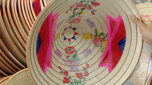 MEILLEUR PRIX VIETNAMIEN TRADITIONNEL NON LA-Symbole traditionnel du chapeau conique en feuille de palmier bambou vietnamien - Product Image 3