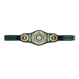 ¡CINTURÓN DE CAMPEÓN PERSONALIZADO! Cinturón de Campeonato de Lucha Libre WWE Legacy de los Seattle Mariners 2025 - Product Image 3