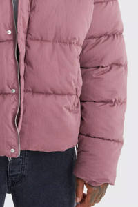 Chaqueta acolchada de nailon arrugada cuadrada con logotipo personalizado a prueba de viento, chaquetas cálidas de invierno con burbujas para exteriores para hombre con 2 bolsillos laterales - Product Image 6