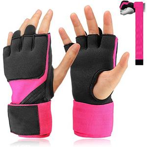 ถุงมือฝึกซ้อมมวย MMA ปี 2022 พร้อมแผ่นเจลรองข้อมือด้านใน ป้องกันการกระแทก ป้องกันนิ้วมือ ผลิตจากโพลีเอสเตอร์ที่เป็นมิตรกับสิ่งแวดล้อม - Product Image 1