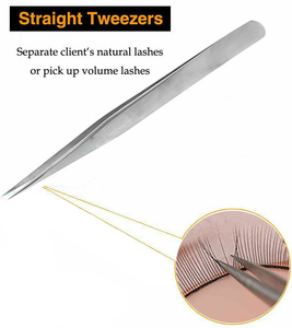 Espejo de inspección profesional de pestañas, herramienta de extensión de pestañas, de acero, cuadrado, grande - Product Image 4