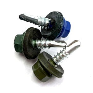 Chất lượng cao nhà máy bán buôn thép carbon <span class=keywords><strong>Hex</strong></span> đầu màu sơn tự khoan vít sản xuất tại Trung Quốc - Product Image 6