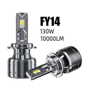 批发汽车照明系统锌合金130W LED灯泡H1 H3 H4 H7 H11 9005 9006 LED头灯 - Product Image 3