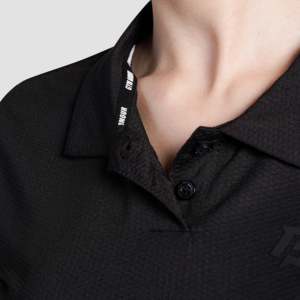 <b>Women's</b> for <b>Polo</b> Pulse <b>Shirt</b> in <b>Black</b> - Product Image 5
