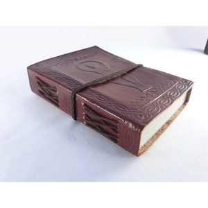 Agenda de Cuero Hecha a Mano NobleCrest A5/A4, Diario de Negocios con Tapa Dura, Logotipo Personalizado, Cubierta de Papel para Regalos y Uso en la Oficina - Product Image 4