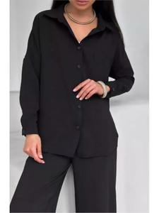 Trending Woman Custom Baggy Chándales Ligero de calidad superior Conjunto de 2 piezas 100% Algodón orgánico Elegante Nuevos trajes de sudor - Product Image 4