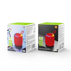 Home Digitalome KMS-M21-4 <b>Wireless</b> RGB LED Portable <b>Bluetooth</b> Speaker with Sound <b>Microphone</b> Battery Powered - Product Image 2