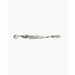 Ensemble de pendentifs fleuris avec perle d'eau douce plaqué rhodium - Product Image 2