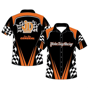 Chemises de fléchettes vierges personnalisées polos d'équipe chemise de bowling Spandex/polyester séchage rapide durable unisexe - Product Image 2