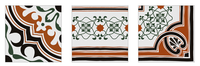 Longstar 2024 vente en gros de carreaux de motif marocain tapis arabe comme des carreaux de porcelaine de sol en céramique rustique