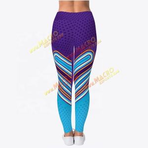 Pantalones de Yoga de LICRA ligeros con estampado personalizado de talla XL para niñas, mallas de gimnasio ajustadas con bolsillos para entrenamiento, mallas para correr - Product Image 6