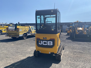 Mini-excavatrice sur chenilles d'occasion JCB 19c-1 avec cabine fermée, chauffage/climatisation, 1,9 tonne, moteur, boîte de vitesses, pompe, meilleur prix, livraison mondiale, EPA/CE - Product Image 5