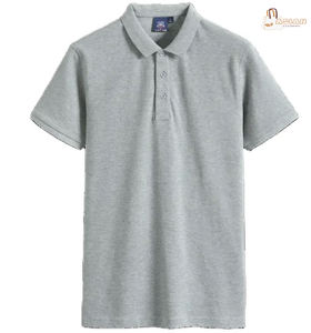 Nueva moda para mujer, patrón sólido de manga corta para camiseta Polo, camiseta Polo informal en blanco para damas y niñas - Product Image 2