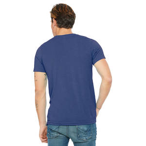 Camisetas de Manga Corta para Hombre Bella Canvas, Camiseta Casual de Algodón con Cuello en V - Product Image 2