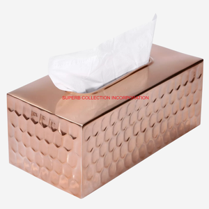 กล่องกระดาษทิชชู่โลหะสีทองที่ไม่เหมือนใครฝาหินอ่อนดีไซน์ทันสมัยกล่องจัดเก็บผ้าเช็ดปากสำหรับงานแต่งงานงานปาร์ตี้ - Product Image 2