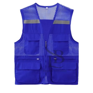 Gilet de sécurité de logo personnalisé de haute qualité pour vêtements de travail Gilet de sécurité réfléchissant de marque privée pour l'été Haute visibilité pour la sécurité - Product Image 5