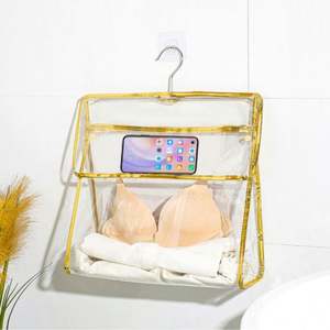 Organizador de Ducha 2 en 1 con Gancho Metálico, Diseño de Pantalla, para Comida de Bebé, Teléfono, Impermeable, Colgante - Product Image 2