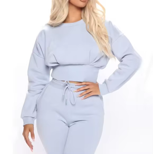 Men & <b>Women</b> Eco-Friendly Windproof Breathable Solid Color Nylon <b>Fleece</b> Lining Tracksuit Sets <b>Jogger</b> Pants Customizable Unisex - Product Image 3