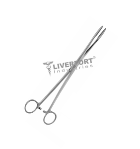 Fórceps de esponja FLETCHER, 9-1/2 "(24,1 cm), instrumentos quirúrgicos de ginecología de mandíbulas lisas rectas - Product Image 2