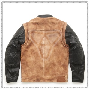 Adventure Motorbike Leather Jacket Men Riding Gear Protective Durable Racing Outdoor Men Motorbike Leather Jacket - Product Image 3