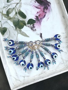 Porte-clés avec perle anti-mal - Product Image 3