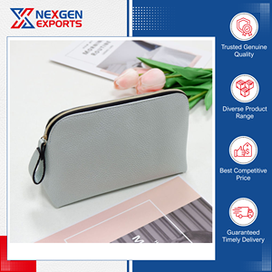 Most Standard Quality Attractive Design Eco-Friendly PU Zipper Multifunctional Women Makeup Organizer <b>Bag</b> <b>for</b> Daily Use Indian - Product Image 6