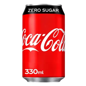 Coca Cola Zero No Sugar Can 320ml x 24 Can Carton Pack Coca-cola Coke Refresco