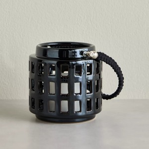 Linterna de aluminio para tumbas con motivo de hojas, colores personalizados, decoración interior y exterior para el hogar y el jardín, diseño clásico relámpago - Product Image 3