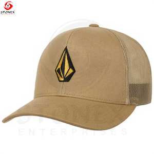 Gorras de camionero de malla de 5 paneles Unisex de alta calidad, diseño personalizado, logotipo bordado en 3D, sombreros de esquí de algodón al por mayor para verano al aire libre - Product Image 3