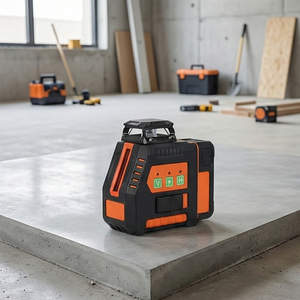 Original Factory 5 Lines <strong>Green</strong> <strong>Laser</strong> Level SA-05F 1V1*360&deg; - Niveau <strong>Laser</strong> - for European Carpentry &amp; Floor Tile Work - Product Image 1