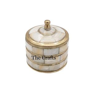 Boîte de rangement de bijoux en bois et nacre de conception fantastique avec la boîte à bijoux cosmétique de la plus haute qualité en vrac - Product Image 4